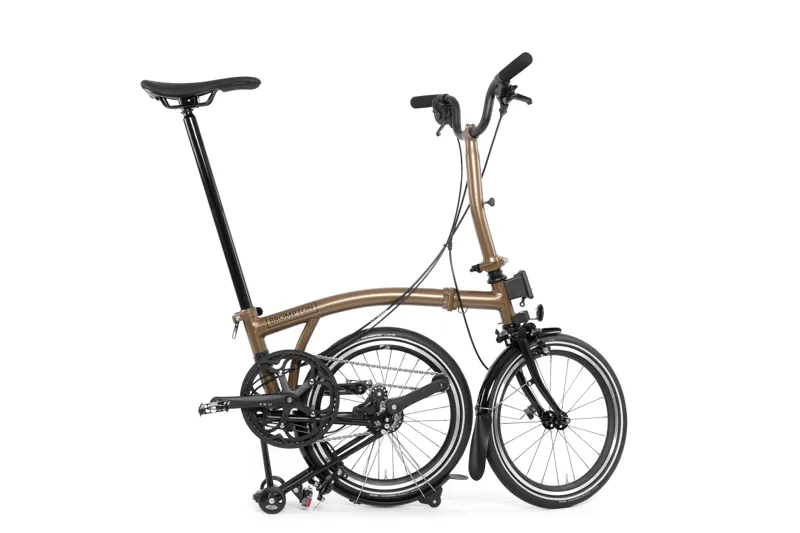 Brompton M4R P Line Urban 2024 Folding Bike - Bronze Sky 50T-5